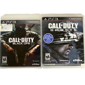 PS3 Call of Duty Black Ops and Call of Duty Ghosts Bundle